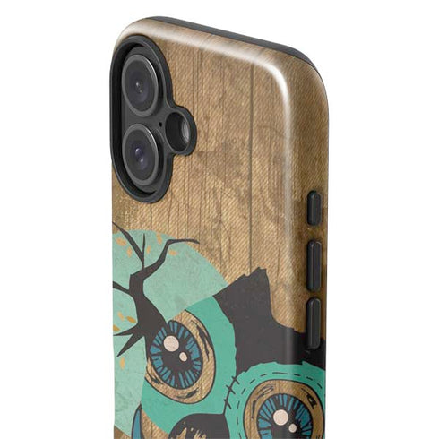 Autumn Owl iPhone 16 Plus Impact Case